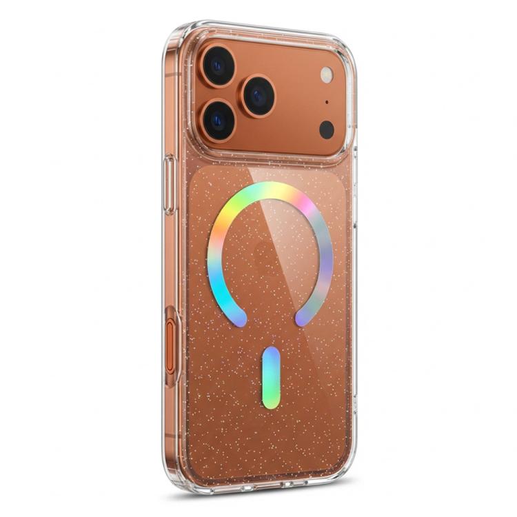 حافظة هاتف TPU مغناطيسية مع بريق، لهواتف iPhone 17 Pro Max، iPhone 17 Pro