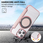 حافظة هاتف رفيعة جداً من الجلد النباتي مع طلاء مغناطيسي، لهواتف iPhone 16 Pro، iPhone 16 Plus، iPhone 16، iPhone 15 Pro Max، iPhone 15 Pro، iPhone 15 Plus / 14 Plus