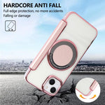 حافظة هاتف رفيعة جداً من الجلد النباتي مع طلاء مغناطيسي، لهواتف iPhone 15، iPhone 14 / 13، iPhone 14 Pro، iPhone 14 Pro Max، iPhone 13 Pro Max، iPhone 13 Pro