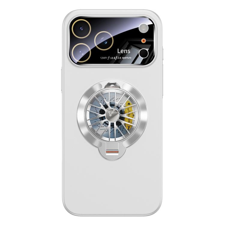 حافظة هاتف مغناطيسية مع نافذة كاميرا من PC وستاند دوار جيروسكوبي، لهواتف iPhone 17 Pro Max، iPhone 17 Pro، iPhone 17، iPhone Air، iPhone 16 Pro Max، iPhone 16 Pro