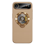 حافظة هاتف مغناطيسية مع نافذة كاميرا من PC وستاند دوار جيروسكوبي، لهواتف iPhone 17 Pro Max، iPhone 17 Pro، iPhone 17، iPhone Air، iPhone 16 Pro Max، iPhone 16 Pro
