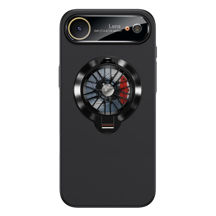 حافظة هاتف مغناطيسية مع نافذة كاميرا من PC وستاند دوار جيروسكوبي، لهواتف iPhone 17 Pro Max، iPhone 17 Pro، iPhone 17، iPhone Air، iPhone 16 Pro Max، iPhone 16 Pro