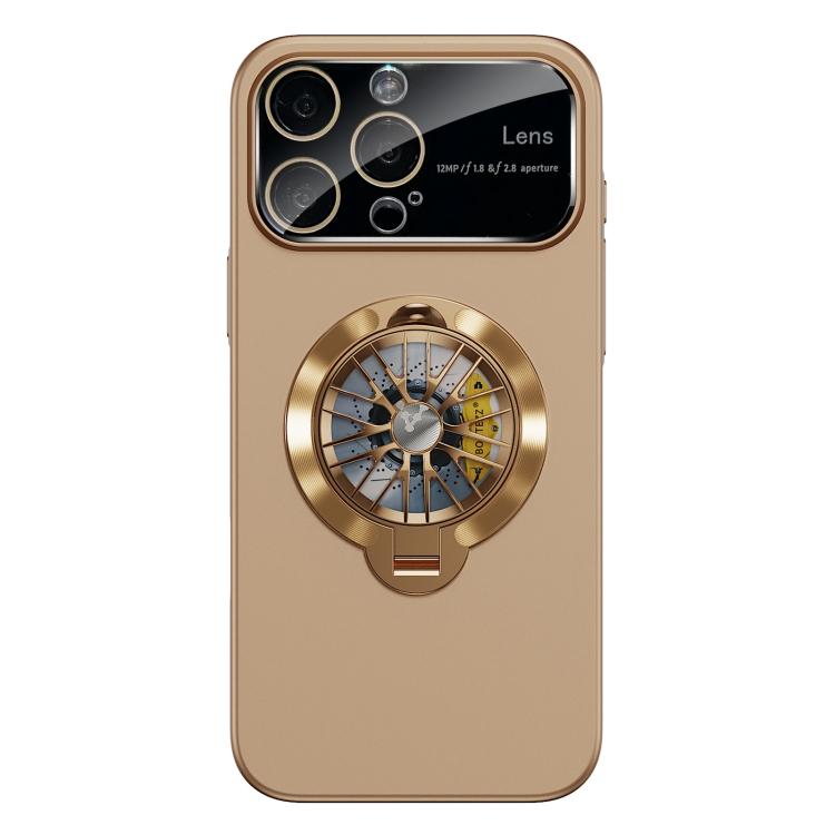 حافظة هاتف مغناطيسية مع نافذة كاميرا من PC وستاند دوار جيروسكوبي، لهواتف iPhone 17 Pro Max، iPhone 17 Pro، iPhone 17، iPhone Air، iPhone 16 Pro Max، iPhone 16 Pro