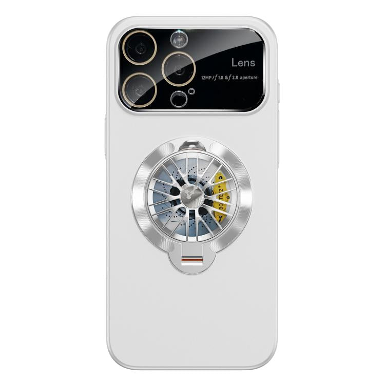 حافظة هاتف مغناطيسية مع نافذة كاميرا من PC وستاند دوار جيروسكوبي، لهواتف iPhone 17 Pro Max، iPhone 17 Pro، iPhone 17، iPhone Air، iPhone 16 Pro Max، iPhone 16 Pro
