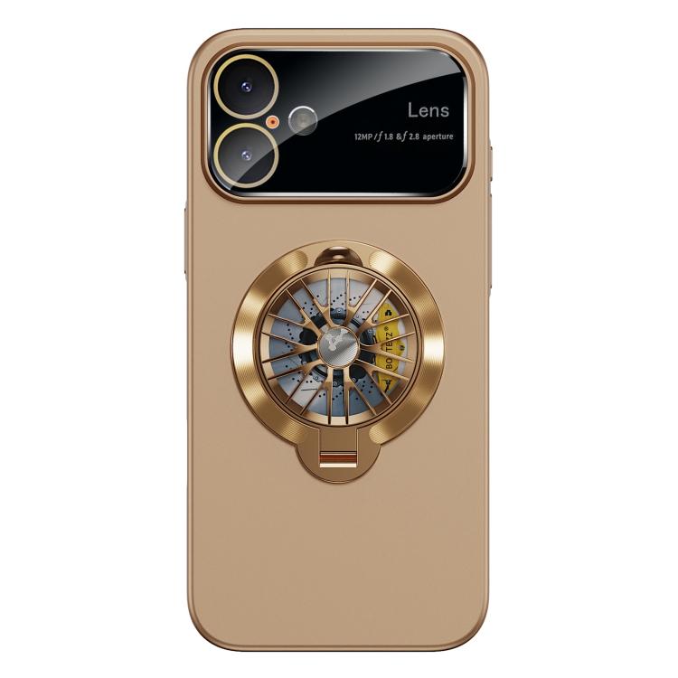 حافظة هاتف مغناطيسية مع نافذة كاميرا من PC وستاند دوار جيروسكوبي، لهواتف iPhone 16 Plus، iPhone 16، iPhone 15 Pro Max، iPhone 15 Pro، iPhone 15 Plus، iPhone 15