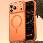غطاء هاتف مغناطيسي من الجلد النباتي، لهواتف iPhone 17 Pro Max، iPhone 17 Pro، iPhone 17