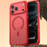 غطاء هاتف مغناطيسي من الجلد النباتي، لهواتف iPhone 17 Pro Max، iPhone 17 Pro، iPhone 17