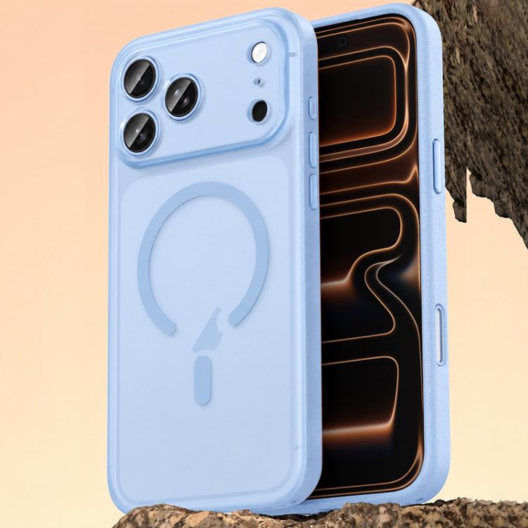 غطاء هاتف مغناطيسي من الجلد النباتي، لهواتف iPhone 17 Pro Max، iPhone 17 Pro، iPhone 17