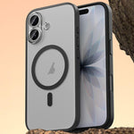 غطاء هاتف مغناطيسي من الجلد النباتي، لهواتف iPhone 17 Pro Max، iPhone 17 Pro، iPhone 17