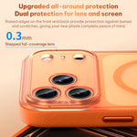 غطاء هاتف مغناطيسي من الجلد النباتي، لهواتف iPhone 17 Pro Max، iPhone 17 Pro، iPhone 17