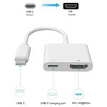 USB-C/Type-C to HDMI+USB-C/Type-C 4K/60HZ Digital AV Adapter, Type-C 4K/60HZ