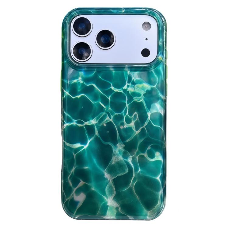 غطاء هاتف من TPU بنمط IMD بحواف مدورة، لهواتف iPhone 17 Pro Max، iPhone 17 Pro، iPhone 17