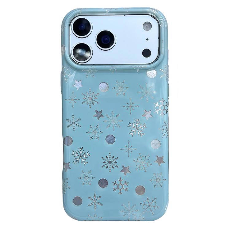 غطاء هاتف من TPU بنمط IMD بحواف مدورة، لهواتف iPhone 17 Pro Max، iPhone 17 Pro، iPhone 17