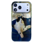 غطاء هاتف من TPU بنمط IMD بحواف مدورة، لهواتف iPhone 17 Pro Max، iPhone 17 Pro، iPhone 17