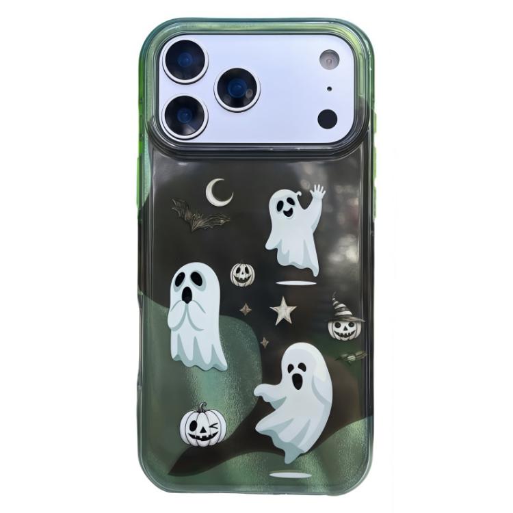 غطاء هاتف من TPU بنمط IMD بحواف مدورة، لهواتف iPhone 17 Pro Max، iPhone 17 Pro، iPhone 17