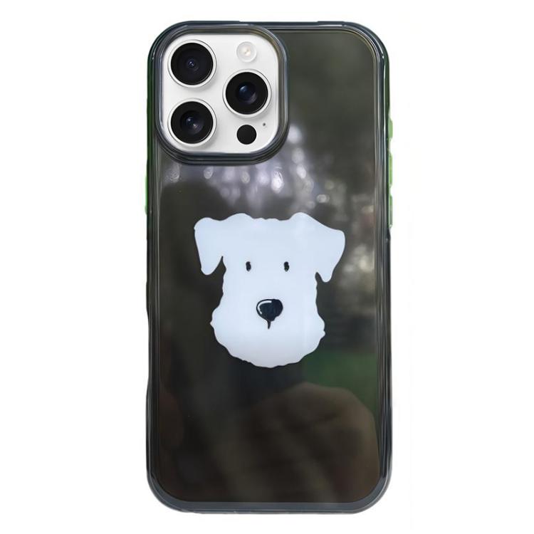 Rounded Edge IMD Pattern TPU Phone Case, For iPhone 16 Pro Max, For iPhone 16 Pro, For iPhone 16