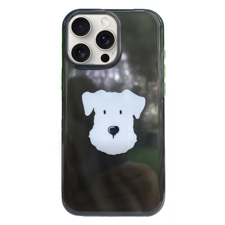 غطاء هاتف من TPU بنمط IMD بحواف مدورة، لهواتف iPhone 15 Pro Max، iPhone 15 Pro، iPhone 15