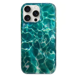 غطاء هاتف من TPU بنمط IMD بحواف مدورة، لهواتف iPhone 15 Pro Max، iPhone 15 Pro، iPhone 15