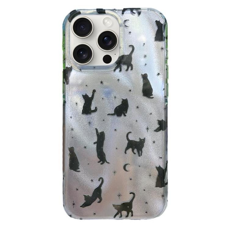 غطاء هاتف من TPU بنمط IMD بحواف مدورة، لهواتف iPhone 15 Pro Max، iPhone 15 Pro، iPhone 15