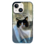 غطاء هاتف من TPU بنمط IMD بحواف مدورة، لهواتف iPhone 15 Pro Max، iPhone 15 Pro، iPhone 15