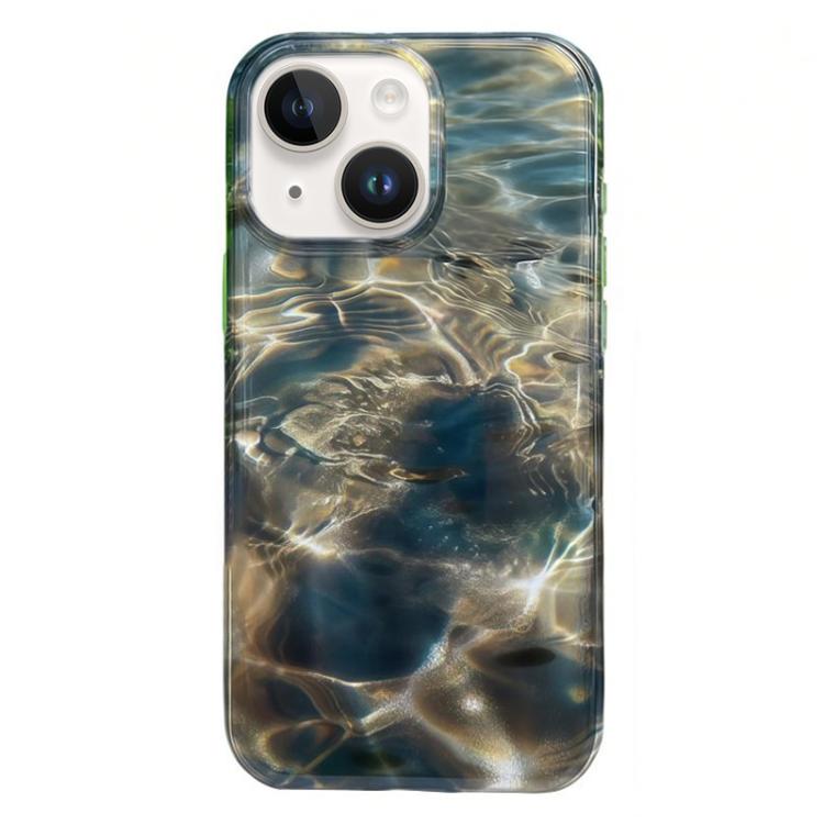 غطاء هاتف من TPU بنمط IMD بحواف مدورة، لهواتف iPhone 14، iPhone 14 Pro، iPhone 14 Pro Max