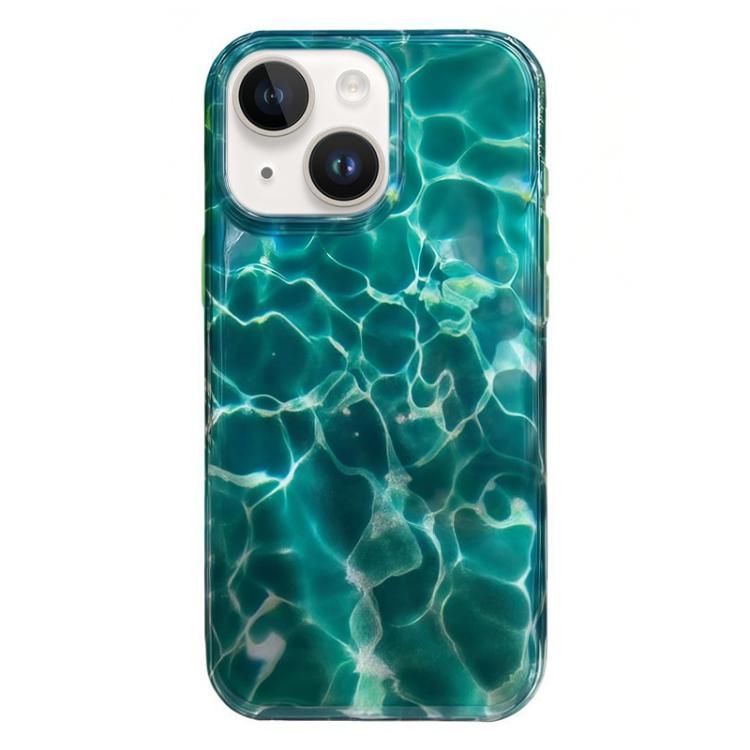 غطاء هاتف من TPU بنمط IMD بحواف مدورة، لهواتف iPhone 14، iPhone 14 Pro، iPhone 14 Pro Max