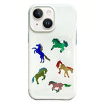 غطاء هاتف من TPU بنمط IMD بحواف مدورة، لهواتف iPhone 14، iPhone 14 Pro، iPhone 14 Pro Max