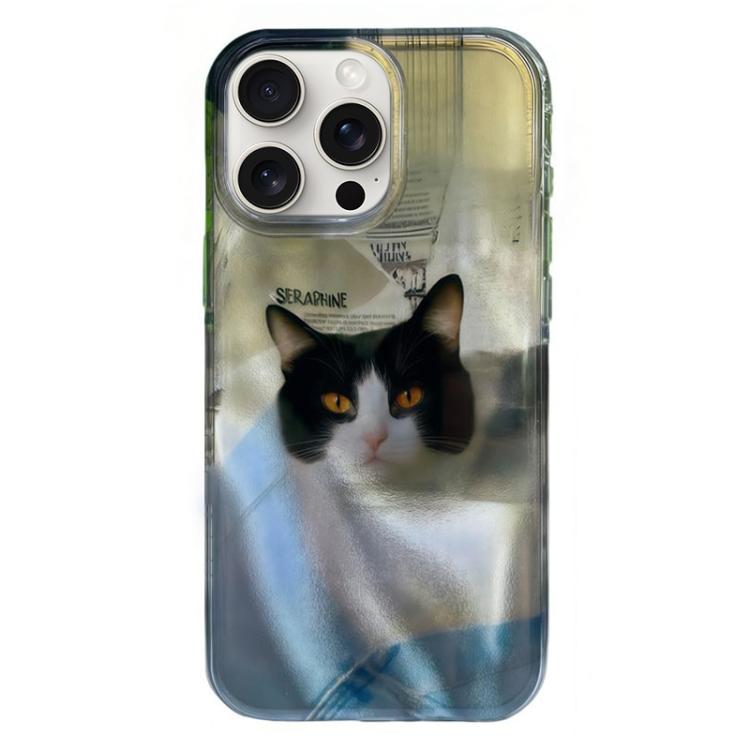 غطاء هاتف من TPU بنمط IMD بحواف مدورة، لهواتف iPhone 14، iPhone 14 Pro، iPhone 14 Pro Max