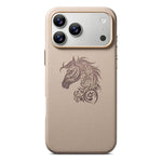 غطاء هاتف ESEBLE B1 بتصميم حصان مزهر، لهواتف iPhone 17 Pro Max، iPhone 17 Pro