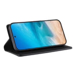 حافظة هاتف من الجلد النباتي مع حماية RFID وخطوط مغناطيسية مخيطة، لهواتف iPhone X / XS، iPhone XR، iPhone XS Max، iPhone 8 Plus / 7 Plus