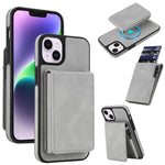 غطاء هاتف مغناطيسي من الجلد الصناعي الكلاسيكي مع حقيبة بطاقات قابلة للفصل ونابض، يدعم RFID، لهواتف iPhone 17e / 16e، iPhone 17 Pro Max، iPhone 17 Pro، iPhone 15 Plus، iPhone 15، iPhone 14 Plus، iPhone 14 / 13، iPhone 12 / 12 Pro
