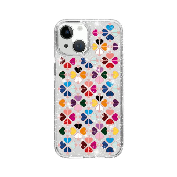 غطاء هاتف بنقشة قلب أحمر كريستالية متلألئة، لهواتف iPhone 15، وiPhone 14 Plus، وiPhone 14، وiPhone 14 Pro، وiPhone 14 Pro Max، وiPhone 13 Pro Max، وiPhone 13 Pro، وiPhone 13