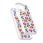 غطاء هاتف بنقشة قلب أحمر كريستالية متلألئة، لهواتف iPhone 15، وiPhone 14 Plus، وiPhone 14، وiPhone 14 Pro، وiPhone 14 Pro Max، وiPhone 13 Pro Max، وiPhone 13 Pro، وiPhone 13