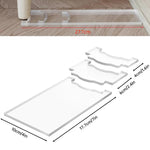 Clear Acrylic Furniture Anti-Slip Protective Gasket Wall Spacers, Single Set/Pack, Two Set/Pack