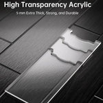 Clear Acrylic Furniture Anti-Slip Protective Gasket Wall Spacers, Single Set/Pack, Two Set/Pack