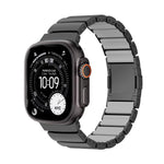 Magnetic Clasp One Beads Silicone Titanium Alloy Watch Band, For Apple Watch 46mm / 49mm / 45mm / 44mm, For Apple Watch 42mm / 41mm / 40mm / 38mm