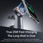 ROCK W56 3-in-1 Magnetic Wireless Charger with Qi2.2 25W, W56