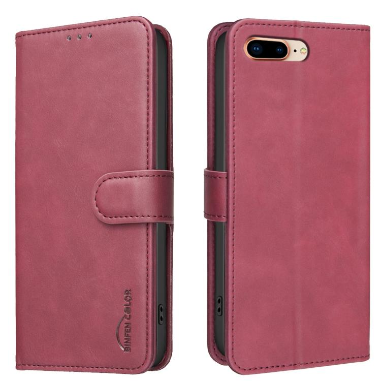 غطاء هاتف من الجلد النباتي بنقشة جلد العجل بلون صلب مع حماية RFID، لهواتف iPhone XS Max، iPhone 6 Plus/7 Plus/8 Plus، iPhone 6 / 7 / 8