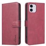 غطاء هاتف من الجلد النباتي بنقشة جلد العجل بلون صلب مع حماية RFID، لهواتف iPhone XS Max، iPhone 6 Plus/7 Plus/8 Plus، iPhone 6 / 7 / 8