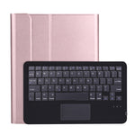 غطاء حماية بلوحة مفاتيح بلوتوث رفيع للغاية من ABS + TPU قابل للفصل لجهاز iPad Air 11 2024 / 2025 / Air 4 10.9 بوصة 2020، مع حامل وفتحة قلم ولمس، A098B-A