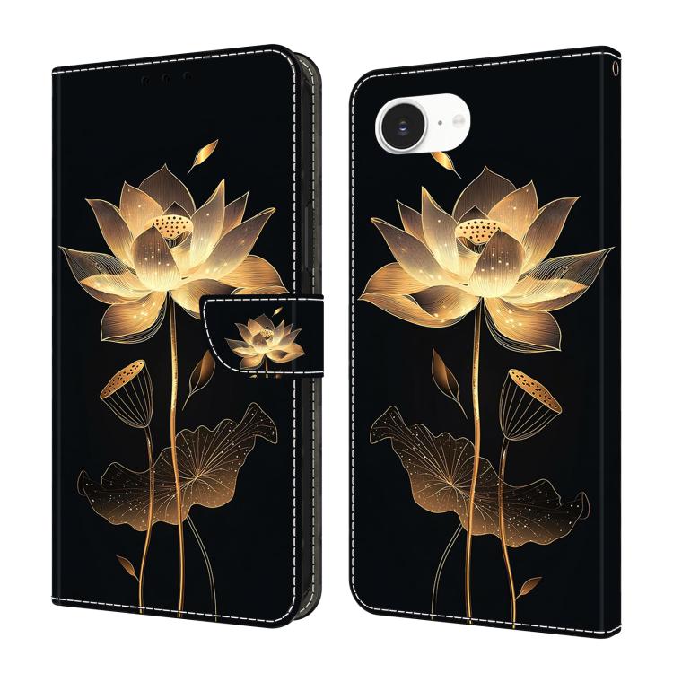 غطاء هاتف من جلد نباتي مطلي يشبه الكريستال، لهواتف iPhone 17e / 16e، iPhone 17 Pro Max، iPhone 17 Pro، iPhone 17