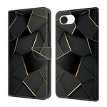 غطاء هاتف من جلد نباتي مطلي يشبه الكريستال، لهواتف iPhone 17e / 16e، iPhone 17 Pro Max، iPhone 17 Pro، iPhone 17