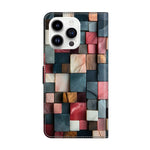 غطاء هاتف من جلد نباتي مطلي يشبه الكريستال، لهواتف iPhone 15 Pro Max، iPhone 15 Pro، iPhone 14 / 13، iPhone 14 Pro