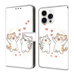 غطاء هاتف من جلد نباتي مطلي يشبه الكريستال، لهواتف iPhone 15 Pro Max، iPhone 15 Pro، iPhone 14 / 13، iPhone 14 Pro