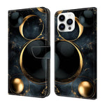 غطاء هاتف من جلد نباتي مطلي يشبه الكريستال، لهواتف iPhone 15 Pro Max، iPhone 15 Pro، iPhone 14 / 13، iPhone 14 Pro