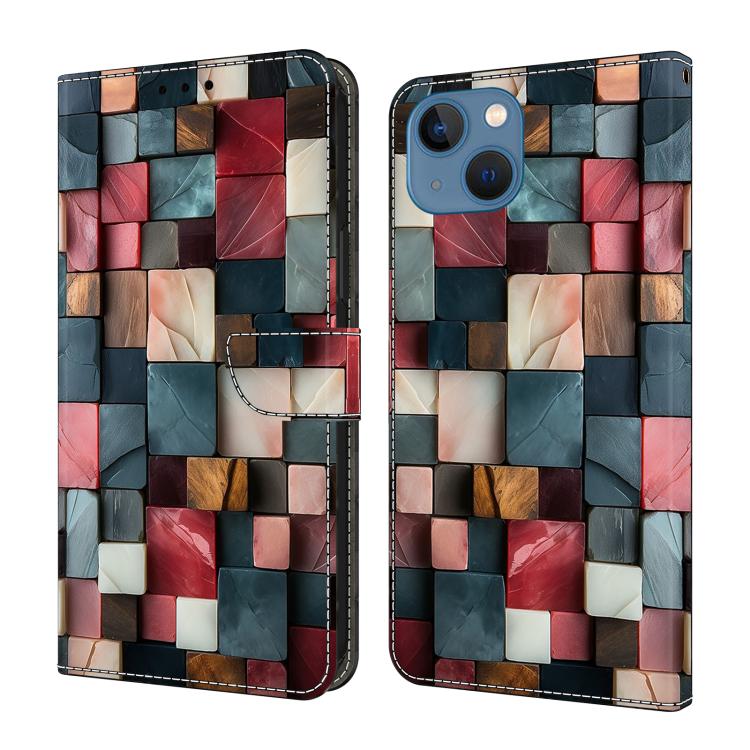 غطاء هاتف من جلد نباتي مطلي يشبه الكريستال، لهواتف iPhone 15 Pro Max، iPhone 15 Pro، iPhone 14 / 13، iPhone 14 Pro