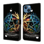غطاء هاتف من جلد نباتي مطلي يشبه الكريستال، لهواتف iPhone 15 Pro Max، iPhone 15 Pro، iPhone 14 / 13، iPhone 14 Pro