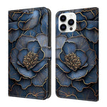 غطاء هاتف من جلد نباتي مطلي يشبه الكريستال، لهواتف iPhone 15 Pro Max، iPhone 15 Pro، iPhone 14 / 13، iPhone 14 Pro