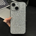 غطاء هاتف بتغطية كاملة مزين بأحجار الأكريليك اللامعة، لهواتف iPhone 14، iPhone 14 Pro، iPhone 14 Pro Max، iPhone 13 Pro Max، iPhone 13 Pro، iPhone 13