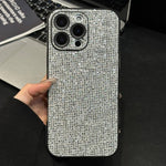 غطاء هاتف بتغطية كاملة مزين بأحجار الأكريليك اللامعة، لهواتف iPhone 14، iPhone 14 Pro، iPhone 14 Pro Max، iPhone 13 Pro Max، iPhone 13 Pro، iPhone 13